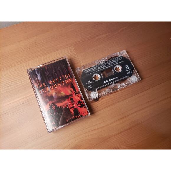 EMI Cassette Tape - The Best of SLAUGHTER "Mass Slaughter" - Picture 1 of 3